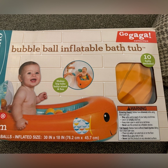 Bubble ball inflatable baby bath by infantino - Picture 3 of 3